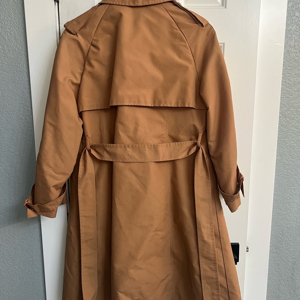Vintage Sears Tan Trench Coat